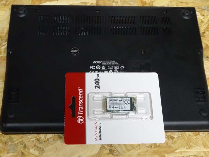 C720とSSD外観